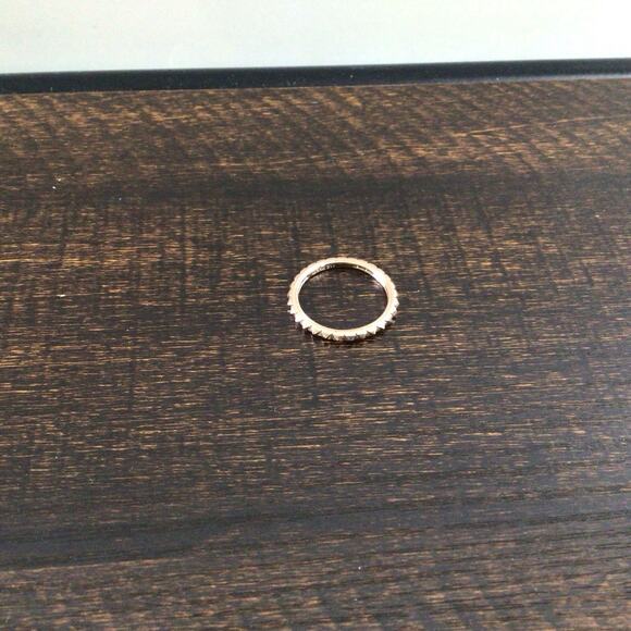 Pandora Rose Gold Pyramids Stud Ring Size 10 Estimated Womens Stackable Ring - Picture 2 of 5